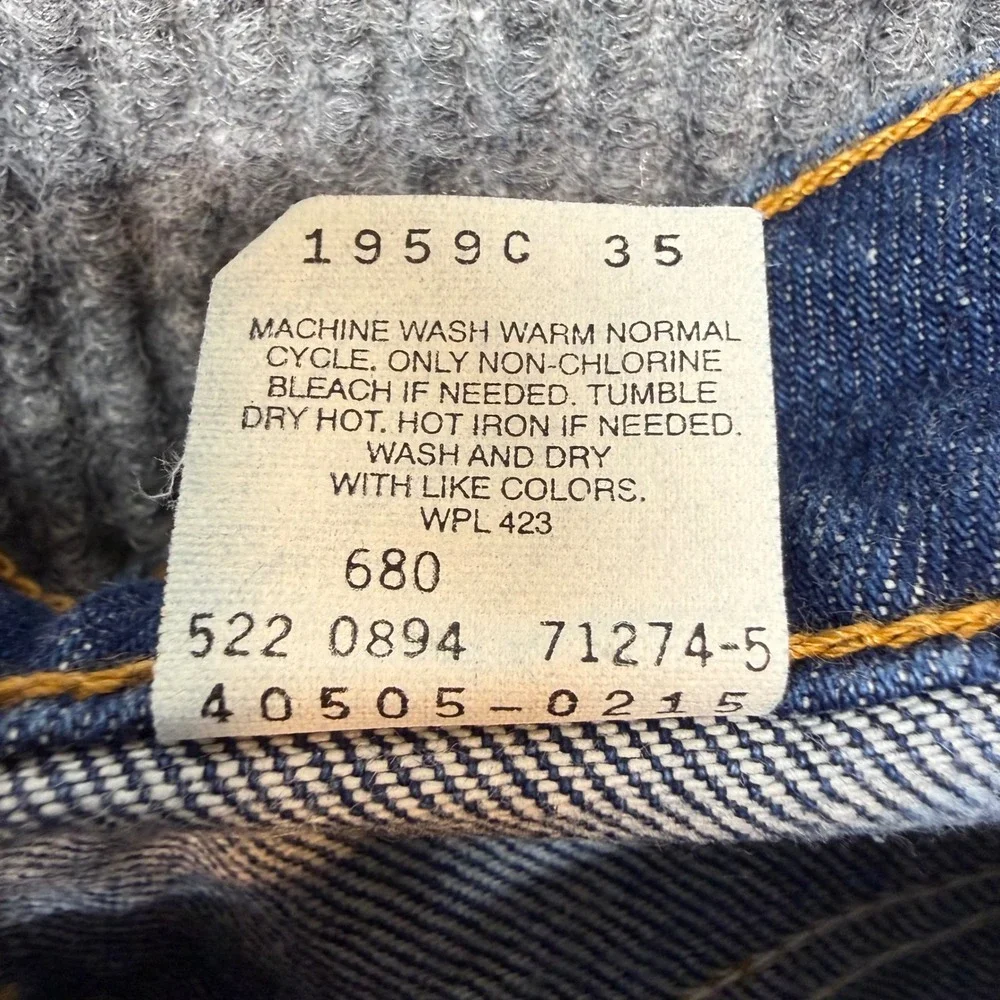 Vintage Levi's 505 40x34 Orange Tab 90s Straight Leg Jeans Regular Fit‎ Denim